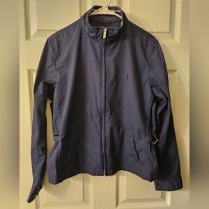 Ralph Lauren Navy Zip-Front Women's Jacket